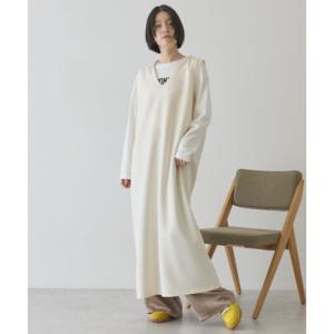 アメリカンホリック AMERICAN HOLIC スキッパーポンチパーカーワンピース （アイボリー）