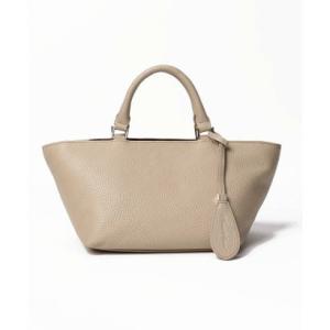 アンシェリ ancheri 牛革 フナゾコ2way手提げバッグ （ベージュ）
