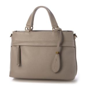 アンナマリー Anna Marie レザー2WAYハンドバッグ （グレー）