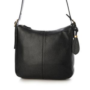 アンナマリー Anna Marie レザーショルダーバッグ （ブラック）