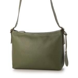 アンナマリー Anna Marie レザーショルダーバッグ （オリーブ）