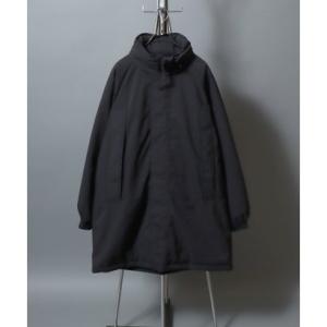 アンパス ANPAS PARKA/モンスターパーカー 中綿ジャケット ミリタリーコート 中綿コート メンズ レディース ユニセックス （ブラック）