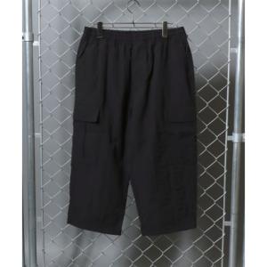 Solid 3/4-Length Cargo Pants / 七分丈 テックカーゴパンツ クロップド...
