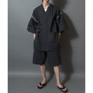 Men’s JINBEI Set / 甚平 メンズ 羽織り 和装 浴衣 夏 ルームウェア ワンマイル 父の日 ギフト プレゼント 部屋着 セットアップ