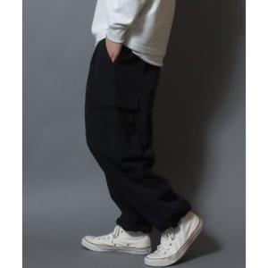 ANPAS/アンパス 撥水 ストレッチ UVカット バルーンカーゴパンツ ワイドパンツ ミリタリー メンズ ボトムス イージーパンツ