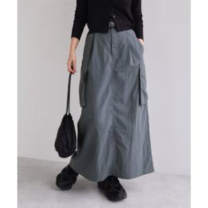 アンドミー andme 接触冷感 UVカット(UPF50＋) 撥水加工 ナイロン スカート ANME アンメ （チャコールグレー）