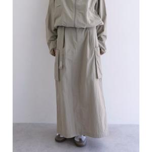 アンドミー andme 接触冷感 UVカット(UPF50＋) 撥水加工 ナイロン スカート ANME アンメ （グレー）