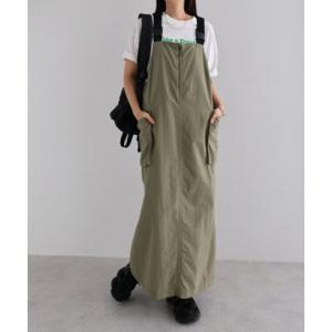 アンドミー andme 接触冷感 UVカット(UPF50＋) 撥水加工 ナイロン ワンピース ANME アンメ （ライトカーキ）