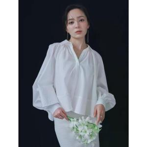 アニュアンス anuans Anniv.テントラインブラウス （WHITE）