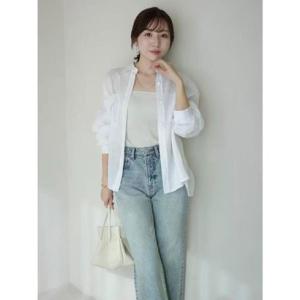 アニュアンス anuans シンプルリネンシャツ （WHITE）