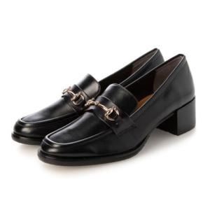 アポム APOM ブロックヒールビットローファー45 （ブラック）