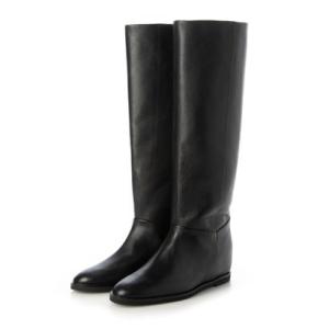 アポム APOM インヒールロングブーツ 40（ブラック）