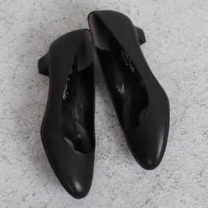 アルテミス バイ ダイアナ artemis by DIANA 本革ラウンドトゥローヒールパンプス （...