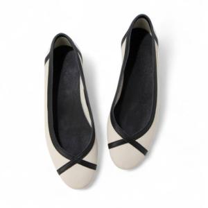 アルシュ arche LAKROI フラットパンプス (MAHA/NAKA)（オフホワイト/ブラック/ホワイト） （CRAIE/NOIR/BLANC）