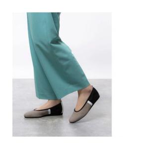 アルシュ arche 【訳あり新品】LAMOUR  バレエシューズ  (TIMBER/NAKA)（グレージュ/ホワイト/ブラック）(SABBIA/BL