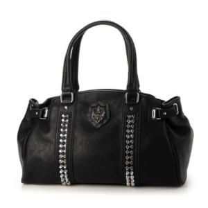 アルセラピィ artherapie カーラ ラインスタッズトートバッグ M （ブラック）