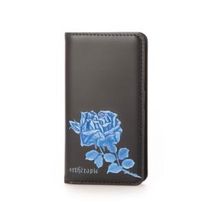 アルセラピィ artherapie フィセルローズ iphone7/8/SE2 ケース 手帳タイプ （ブルー）