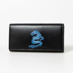 アルセラピィ artherapie ネオドラゴン かぶせがま口長財布 （ブルー）