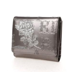 アルセラピィ artherapie フィセルローズ 二つ折り財布 アウトポケット（シルバー）