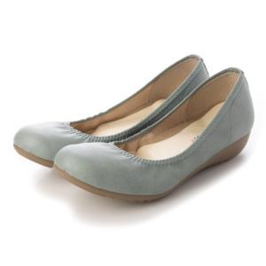 アーチコンタクト ARCH CONTACT 「日本製」 ストレッチ バレエシューズ ローヒールパンプス 低反発インソー （A.BLUE）