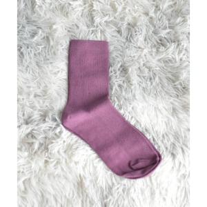 アルゴトウキョウ ARGO TOKYO 靴下 レディース カラバリリブソックス コットン100 ソックス （ダークパープル（NEW））