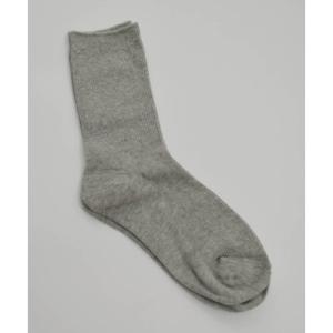 アルゴトウキョウ ARGO TOKYO 靴下 レディース カラバリリブソックス コットン100 ソックス （グレー）