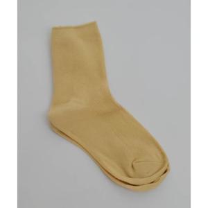 アルゴトウキョウ ARGO TOKYO 靴下 レディース カラバリリブソックス コットン100 ソックス （ライトイエロー（NEW））