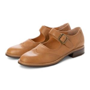 あしながおじさん Tストラップモカシューズ 1610029 本革 レザー T