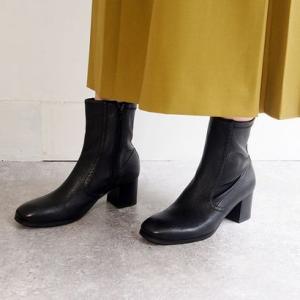 アシナガオジサン あしながおじさん 綺麗見えするストレッチプレーンブーツ