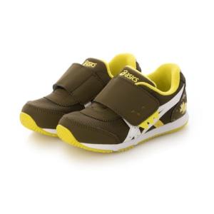アシックス ASICS ジュニア スニーカー IDAHO BABY KT-ES D 2 1144A392 （オリーブブラウン×ホワイト）