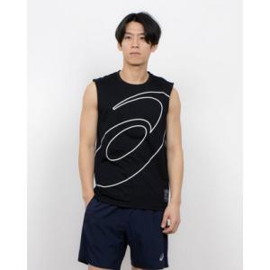 アシックス ASICS メンズ ノースリーブ機能シャツ ドライノースリーブシャツ 2031E997 （PERFORMANCE BLACK）