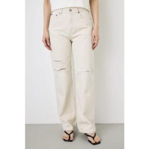 AZUL DENIM ダメージストレートデニム IVOY3