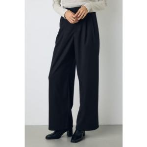 VENUSワイドツータックパンツ BLK