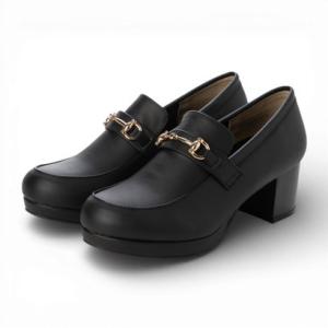 ビーシーカンパニー B.C.COMPANY ヒールアップ ビットローファー （BLK）