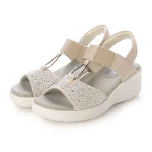 ビーシーカンパニー B.C.COMPANY 軽量 ビジュー 厚底サンダル （IV）