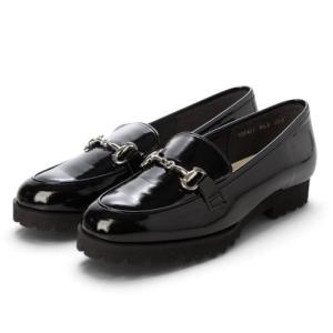 ブリジットバーキン ウォーク Bridget Birkin Walk ビット付きコンフォートローファー （ブラックエナメル）