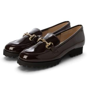 ブリジットバーキン ウォーク Bridget Birkin Walk ビット付きコンフォートローファー （ダークブラウンエナメル）