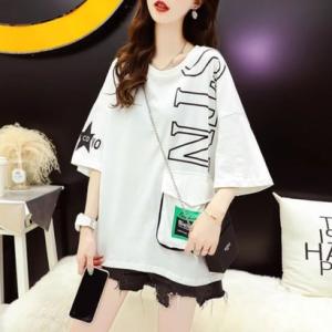 ベルシー Belle Cie Tシャツ トップス 半袖 ネオン 蛍光 ポケット 大きいサイズ レディ...