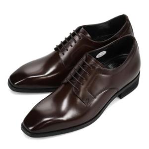 ビークラシック BEE CLASSIC 外羽根プレーントゥビジネスシューズ CB8602 （ダークブラウン）