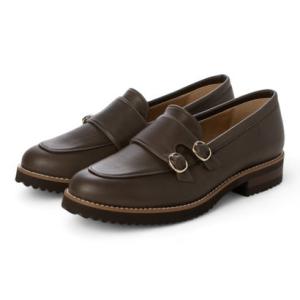 バークレー BARCLAY 【本革 / 日本製 / 軽量】ダブルモンクストラップローファー （OL）