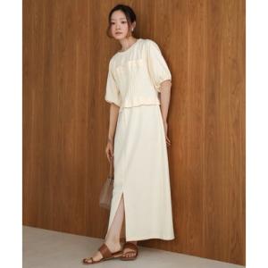 バブ Bab ビスチェライクスウェットワンピース （アイボリー）