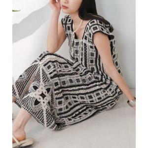 バブ Bab 2WAYクロシェワンピース （A）