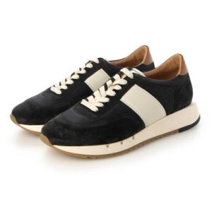 ベース BASE イタリア製 【MANOVIE TOSCANE】 LENDERS 本革スニーカー （ブラック）