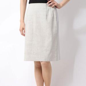 バゼーヌ BAZAINE 配色 タイト スカート （グレー）