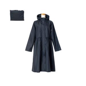 ビコーズ because because レインコート ビコーズ モッズ ロング丈 撥水 収納袋付き...