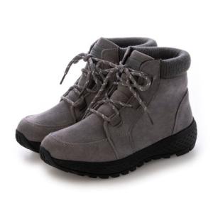 ビュース beauth レディース防水カジュアルブーツ （グレイ）