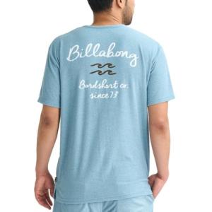 ビラボン BILLABONG 半袖 Tシャツ メンズ ポケT ロゴ バックプリント （WBL）