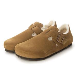 ビルケンシュトック BIRKENSTOCK London Shearling Suede 【レギュラー幅】 ユニセックス （ティー）｜locondo-shopping