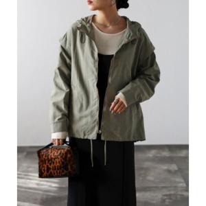 ボンジュールサガン BONJOUR SAGAN 袖取り外しマウンテンパーカー （LIGHT-KHAK...