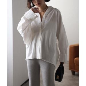 ボンジュールサガン BONJOUR SAGAN コクーンドルマンシャツ （WHITE）
